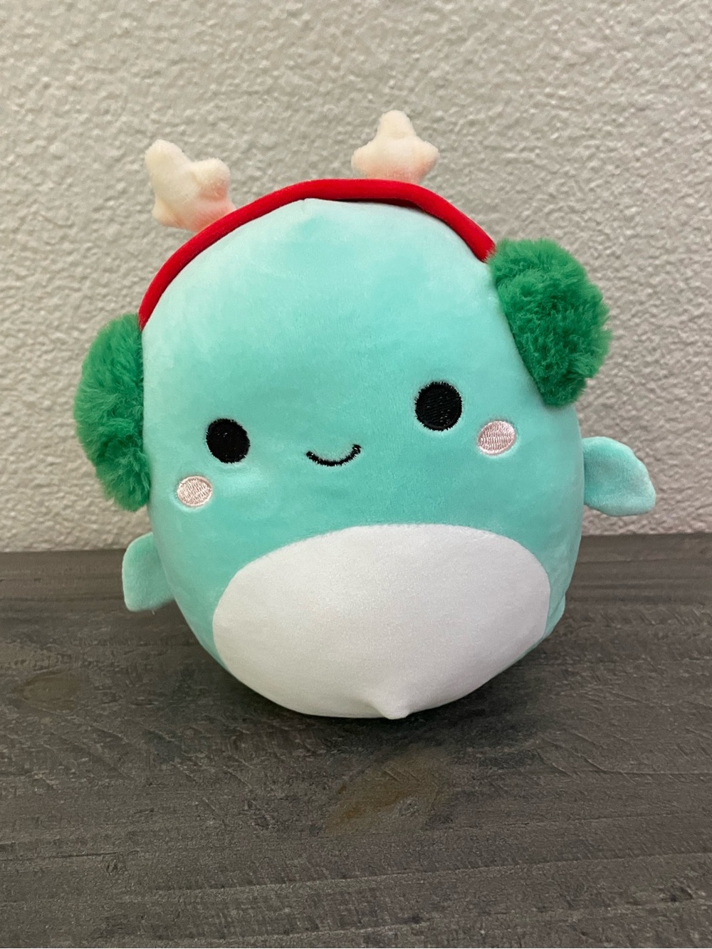 Plush Holiday Squishy Toy - Mint Green